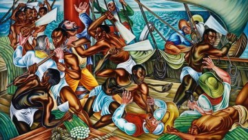 アフリカ出身のアミスタッド Oil Paintings